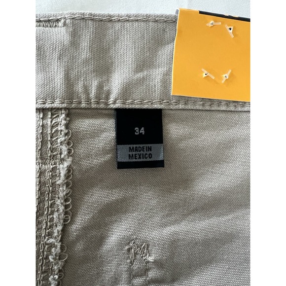 Carhartt 34 Regular Tan Khaki Shorts BS0147-M Loose Fit Utility Cargo NWT - Picture 3 of 8